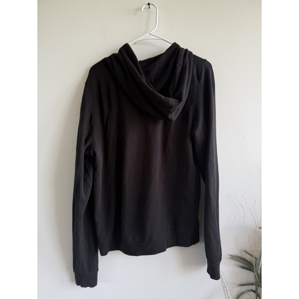 Marine Layer Womens Black Cotton Modal Zip Up Hoodie Goats Group Large LHZR-BL2 - Picture 2 of 8